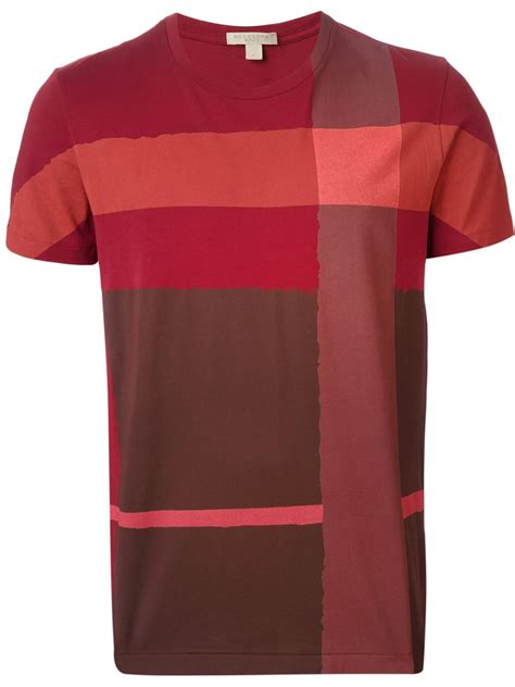 burberry brit shirt red|burberry tee shirts men.